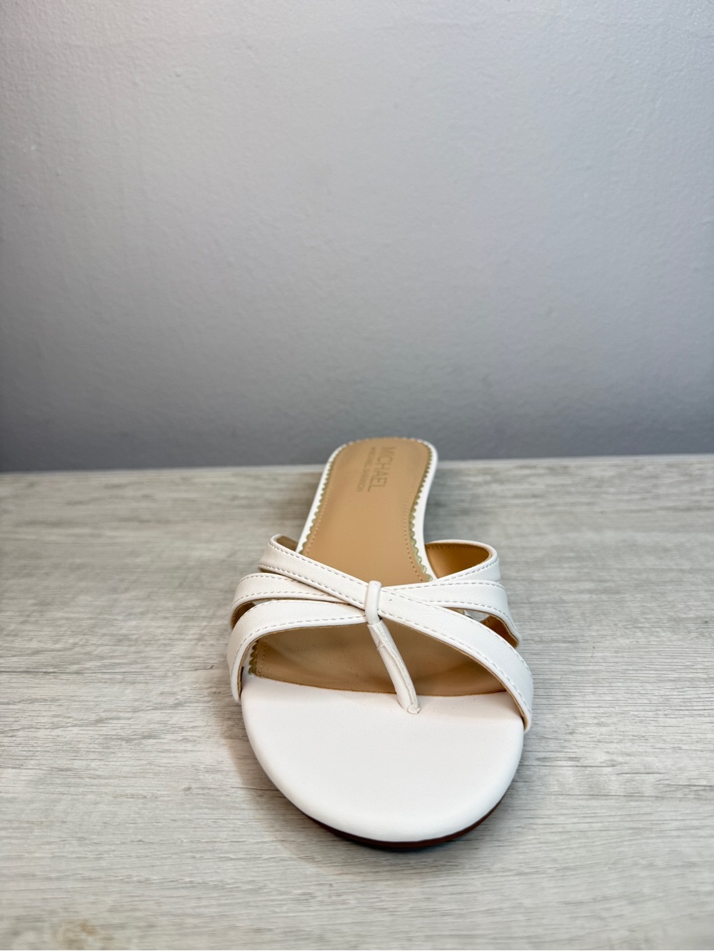 MICHAEL BY MICHAEL SHANNON ZURI DRESS SANDAL KITTEN HEEL SIZE 8.5 - Picture 3 of 12